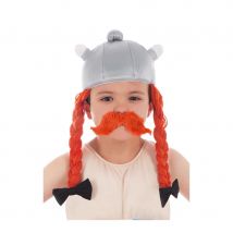 Casque d'Obelix pour enfant, en tissu (Obelix)