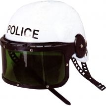 Casque de police avec visière