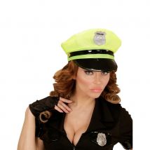Casquette de police jaune