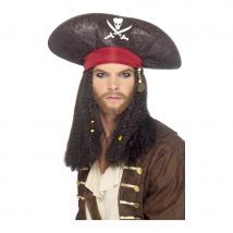 Chapeau de pirate tête de mort