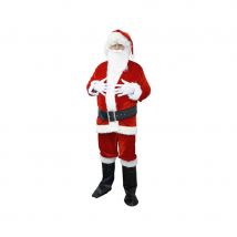 Costume de père Noël en velour (M)
