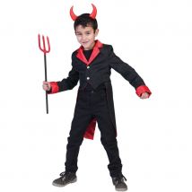 Costume de petit diable avec queue de pie (4/6 ans)