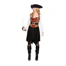 Costume de pirate avec arabesques pour femme (M/L)