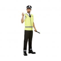 Costume de policier en vareuse pour homme (M)