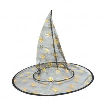 Chapeau de sorcière en voile noir pour enfant