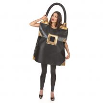 Costume de sac à main noir pour femme (Taille unique)