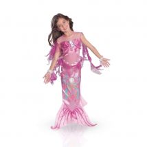 Costume de sirène rose pour enfant (7/8 ans)