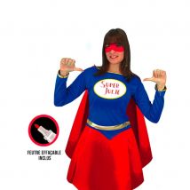 Costume de super héro personnalisable pour femme (Taille unique)