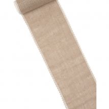 Chemin de table en toile de jute, 20cm x 5m