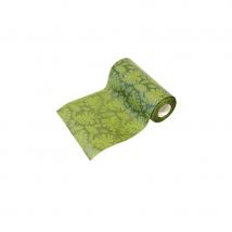 Chemin de table vert feuilles des tropiques de 5 m