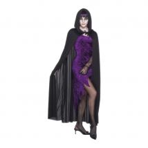 cape de vampire avec capuche noire (Noire)