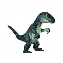 Costume de vélociraptor gonflable sonore, adulte (Taille unique)