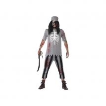 Costume de zombie pirate pour homme (M)