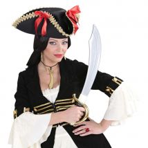 Collier et boucles d'oreilles sabres dorés