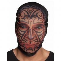 Cagoule en collant chair effet tatouages
