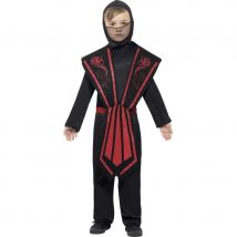 Costume enfant de ninja noir (10/12 ans)
