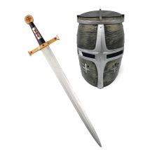 Casque et épée de chevalier pour enfant