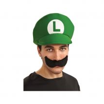 Chapeau et moustaches de luigi (luigi)
