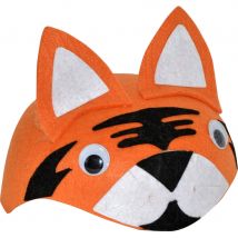 Coiffe en tigre orange (Souris grise)