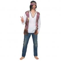 Costume gilet de hippie pour homme (M/L)