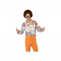 Chemise groovy motifs années 60 (M)