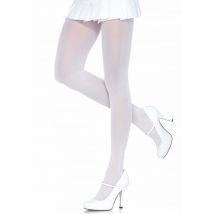 Collants grande taille blancs (XL/XXL)