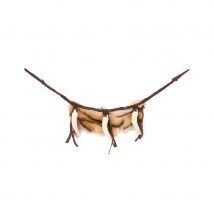 Collier homme des cavernes en fausse peau