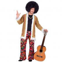 Costume Hippie Homme Veste Fausse Fourrure (L)