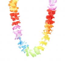 Collier Hawaïen multicolore