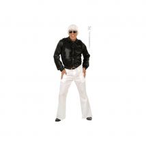 Chemise homme noir disco (blanche)