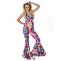 Combinaison hippie psychédélique pour femme (S)