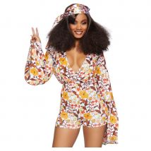 Combishort hippie pour femme, luxe (S)