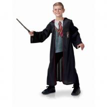 Costume Harry Potter avec baguette et lunettes (7/8 ans)