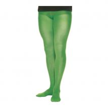 collants homme vert (Taille unique)