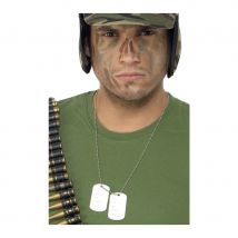 chaine militaire aluminium (Argent)