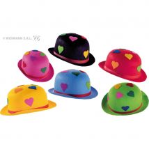 Chapeaux melon avec coeur