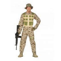 Combinaison militaire camouflage pour homme (M)