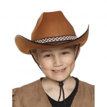 Chapeau marron de petit Cowboy