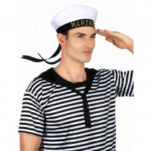 chapeau marine homme (Blanc)