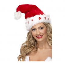 chapeau mère noel luxe (Taille unique)