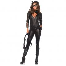 Combinaison moulante noire de catwoman (M)