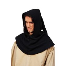 Capuche noire authentique medievale (L)