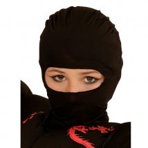 Cagoule noire de ninja pour enfant