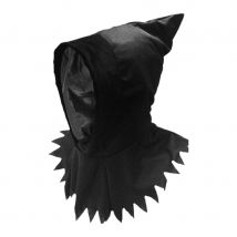 Cagoule noire de sans visage (Taille standard)