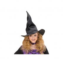 Chapeau noir de sorcière pour enfant, modelable