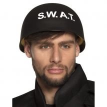 Casque noir S.W.A.T pour homme