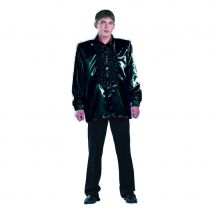 Chemise noire super ruche homme (L)