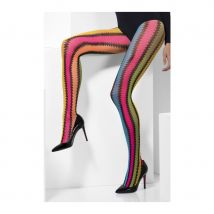 collants néon zig zag (Taille unique)