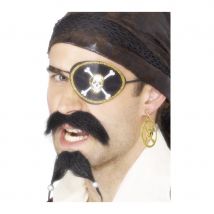 cache-oeil boucle oreille pirate