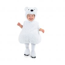 Costume ours blanc en peluche pour enfant (18/24 mois)